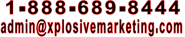 1-888-689-8444 admin@xplosivemarketing.com 